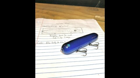 Crafting a Topwater Spook - Bait #2