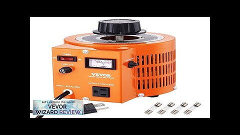 VEVOR 1000VA Auto Variable Voltage Transformer 7.69 Amp 110V Input 0-130V Output Review