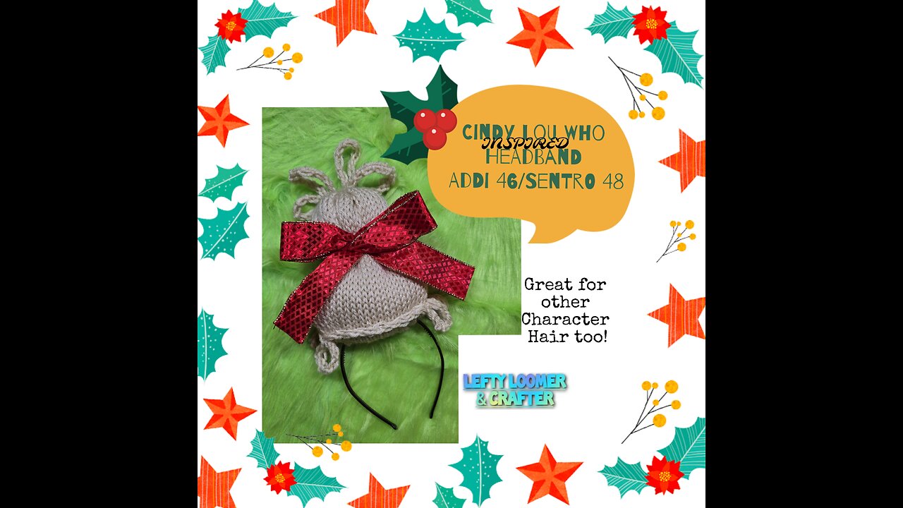 Cindy Lou Who Inspired Headband Addi 46 / Sentro 48