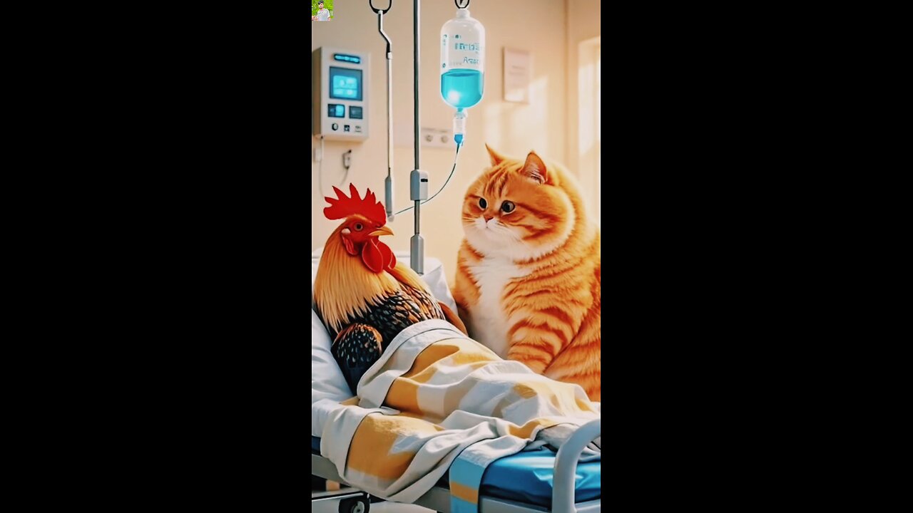 cat and chicken frend