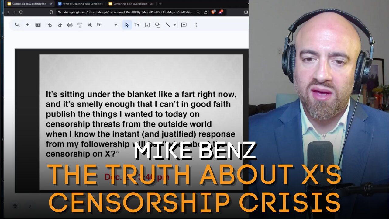 Mike Benz - The Truth About X's Censorship Crisis