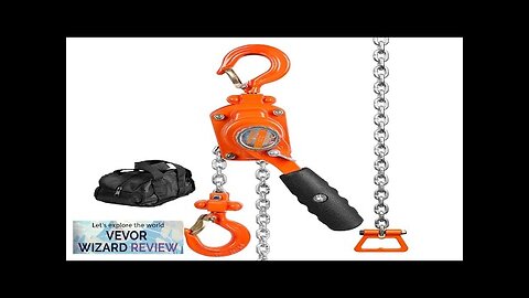 VEVOR Manual Lever Chain Hoist 1/4 Ton 550 lbs Capacity 5 FT Review