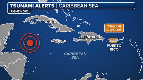 Major Caribbean earthquake triggers tsunami alerts