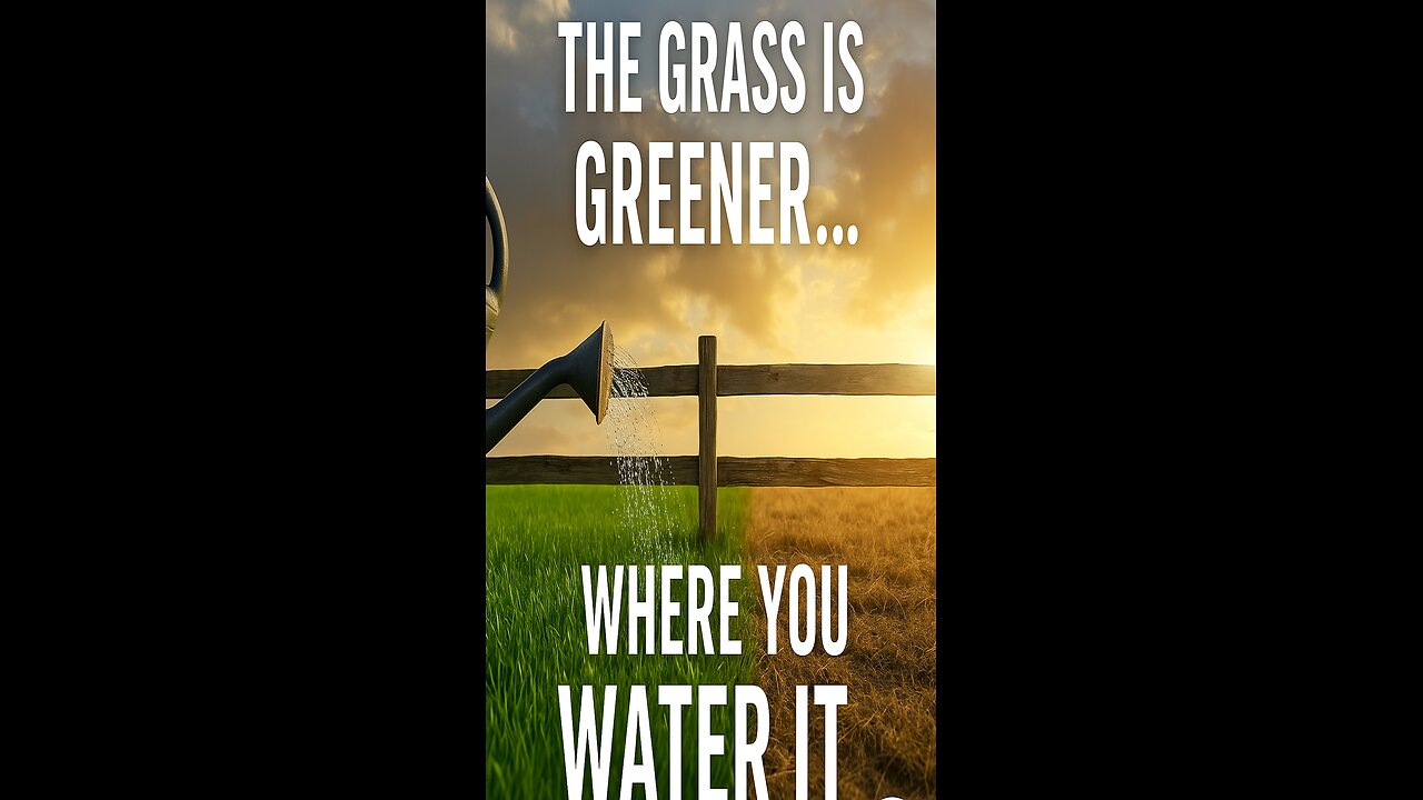 🌿 The Grass Is Greener Where You Water It | Stop Comparing and Start Growing in Faith