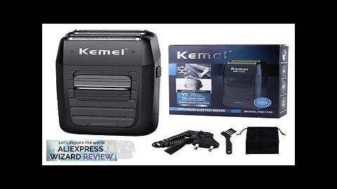 Kemei Rechargeable Cordless Shaver for Men Twin Blade Reciprocating Beard Razor Face Review