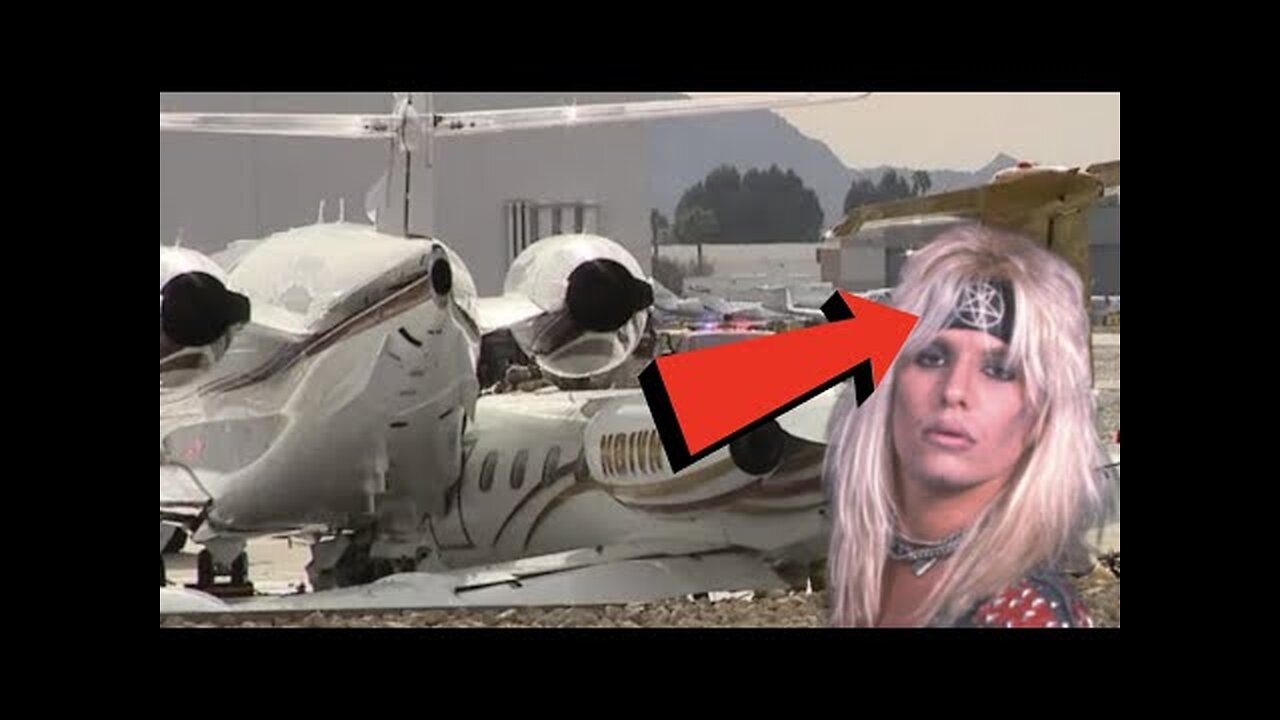 MOTLEY CRUE RITUAL SACRIFICE! SATANIST VINCE NEIL S PLANE CRASHES ON RUNWAY & KILLS ONE PERSON!