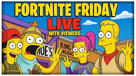 🔴LIVE Squads in Springfield?! Fortnite Friday with Viewers!