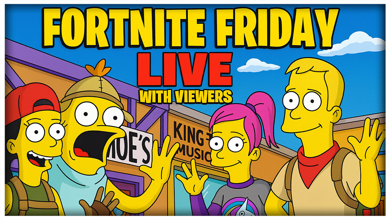 🔴LIVE Squads in Springfield?! Fortnite Friday with Viewers!