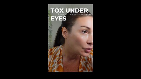 Botox under eye - fix crepey skin