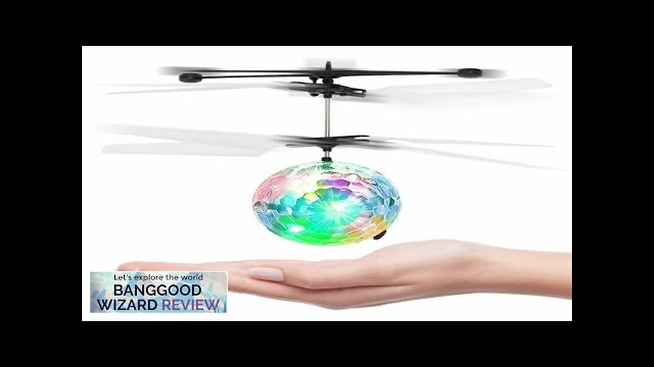 Mini Gesture Sensing Levitation Flying Led Light Crystal Ball RC Helicopter Kids Review