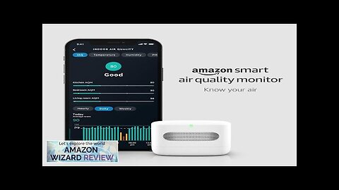 Amazon Smart Air Quality Monitor – Know your air Works with Alexa Review