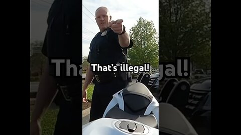 "Cop Touches Biker’s Tag… BIG Mistake! 😳🏍️🚔"