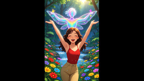 "Magical Dancing Girl in Rain 🌈 | A Dancing Girl Mentioned Story"