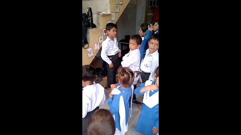 Joyful Classroom Activity at a Vibrant Pakistani School
