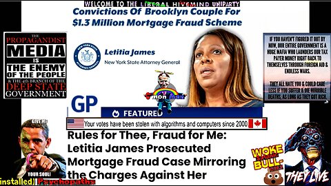Letitia James Prosecuted Mortgage Fraud Case Mirroring the Charges Against Her (compilation)