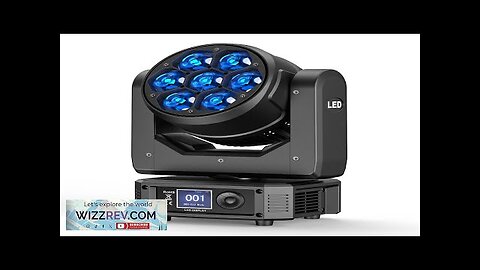 Yiflamefly 300W Wash Beam Moving Head Light 7X25W RGBW LED Bee Eye Review