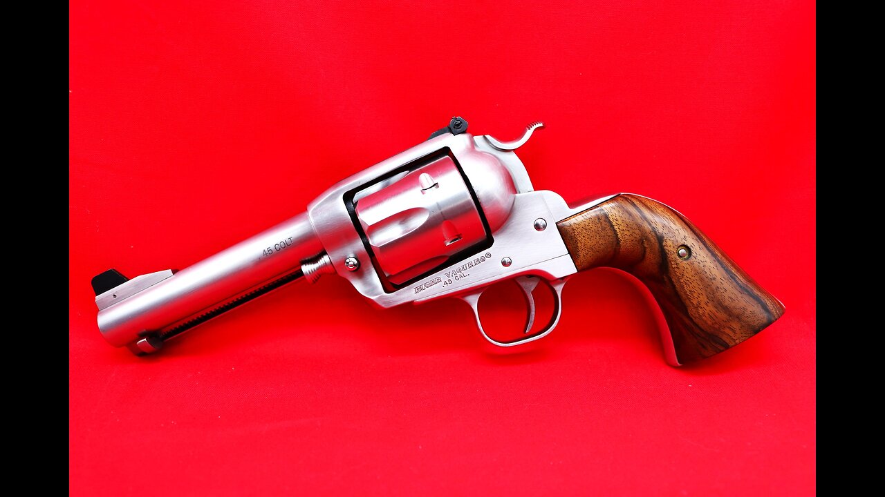 Alan Harton - Single Action Service Custom Ruger Vaquero -- 45 Colt Stainless Packing Pistol