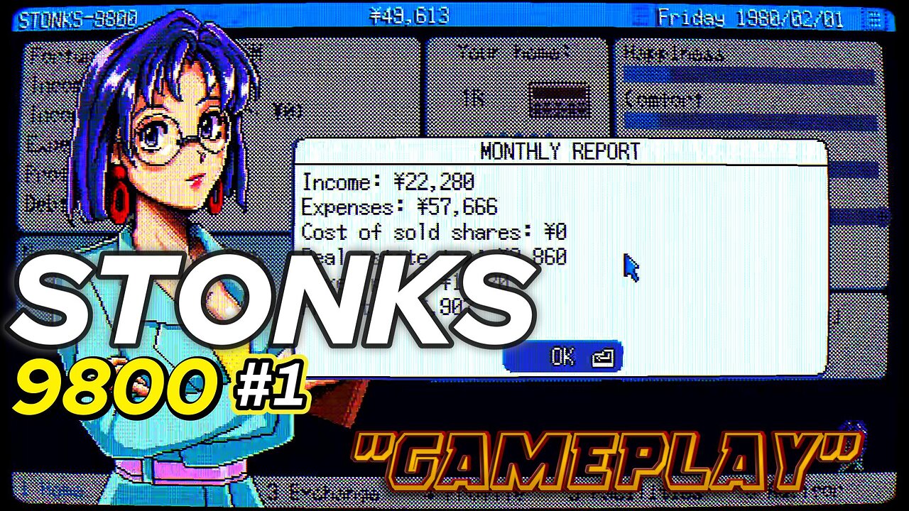 STONKS9800 📈 | #1 First Look – Learning the Basics (and Getting Lost 😅) | No Commentary