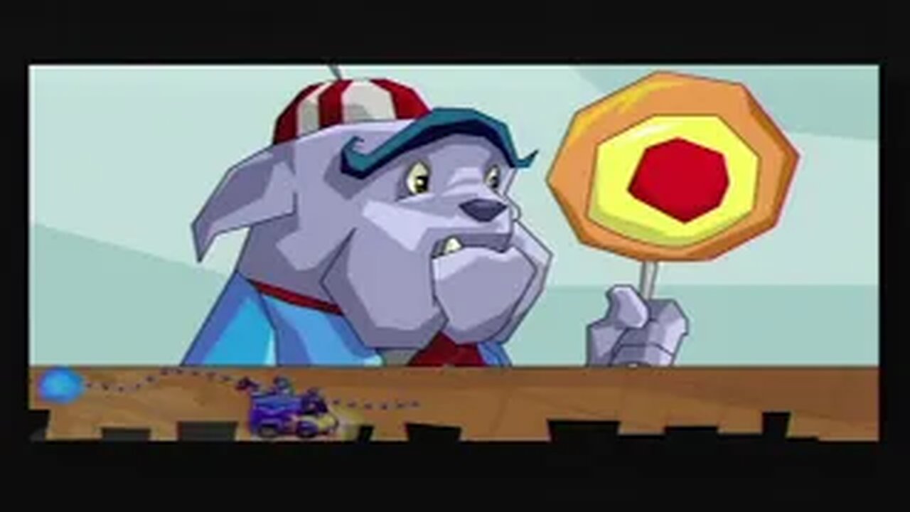 Sly Cooper and the Thievius Raccoonus Bulldog in a Fire Hydrant