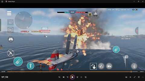 Dogfight in a Navy gameplay - War Thunder Naval gameplay