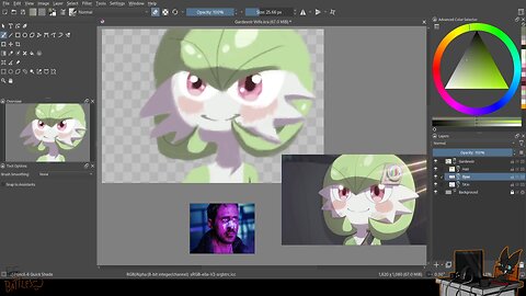 Drawing that one Gardevoir face that stole people's hearts. (A timelapse)