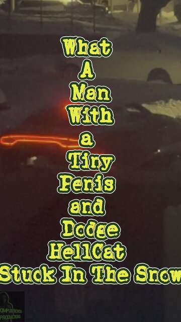 Dodge Hell Cat Stuck in The Snow