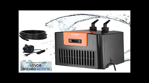 VEVOR Aquarium Chiller 52 Gal 196 L 1/10 HP Hydroponic Water Chiller Review