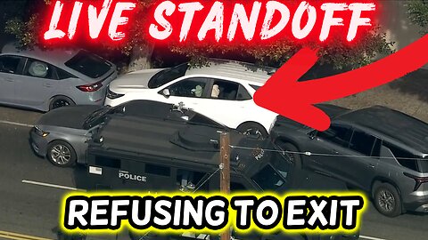 LOS ANGELES STANDOFF: Woman Barricaded in Car, BearCat & SWAT Deployed