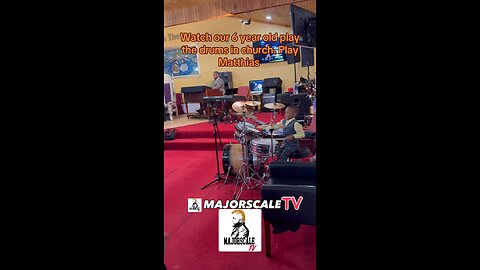 6 year old drummer Matthias 🔥🥁🎵🎶🔥 #praisebreak open your mouth and say yes lord