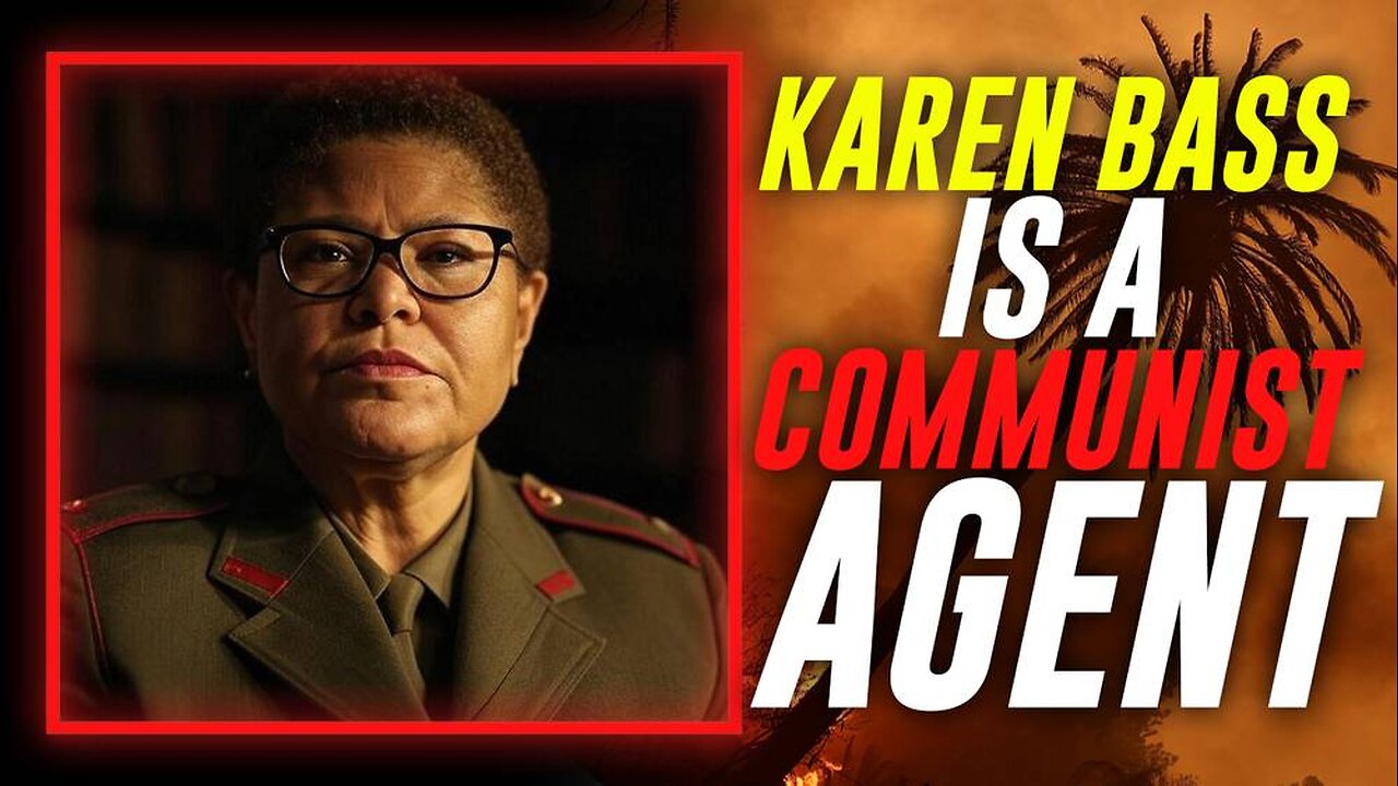 BREAKING: Brain-Dead LA Mayor Karen Bass, Who Oversaw The Destruction Of Los Angeles