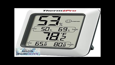 ThermoPro TP50 Digital Hygrometer Indoor Thermometer Room Thermometer and Humidity Gauge Review