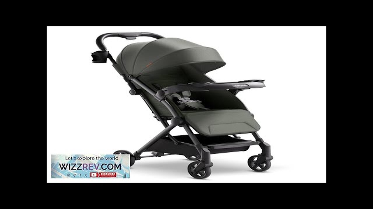 Mompush Lithe V2 Lightweight Stroller + Snack Tray Ultra-Compact Fold & Airplane Review