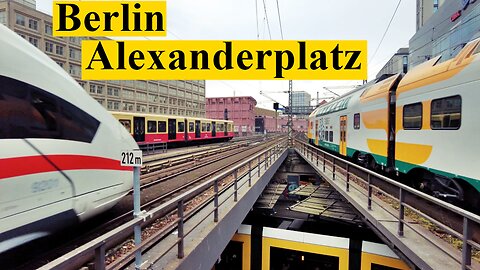 [4K🇩🇪] BERLIN Alexanderplatz Train Station Tour