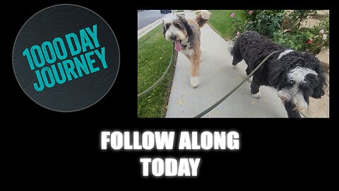1000 Day Journey 0801 Follow Along With Me Today 