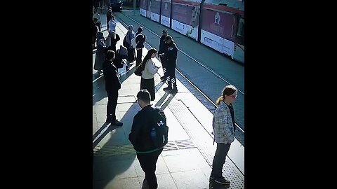 Watch this security guard save a woman