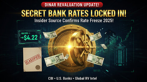 💥 Dinar Revaluation Update Secret Dinar Bank Rates Just Got Locked In!😱 💥 Today Iraqi Dinar News!