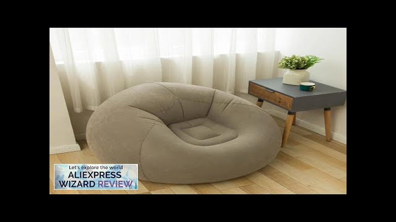 Large Lazy Inflatable Sofa Chairs PVC Lounger Seat Bean Bag Sofas Pouf Review