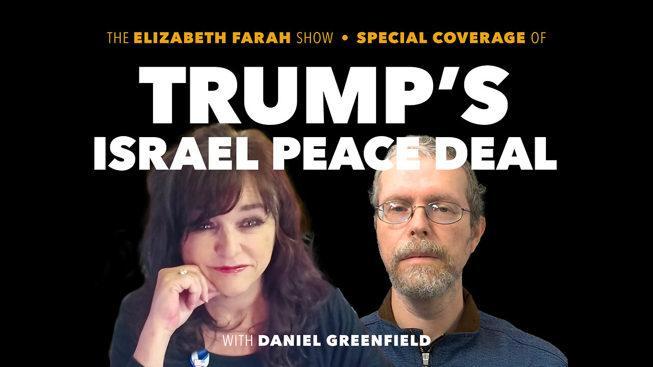 Daniel Greenfield: The Hard Truth About Trump’s Israel Peace Deal and the War on Evil