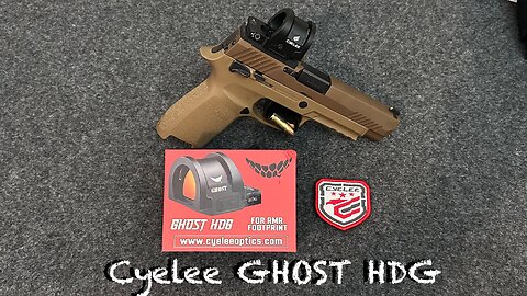 Cyelee Ghost HDG competition multi reticle red dot