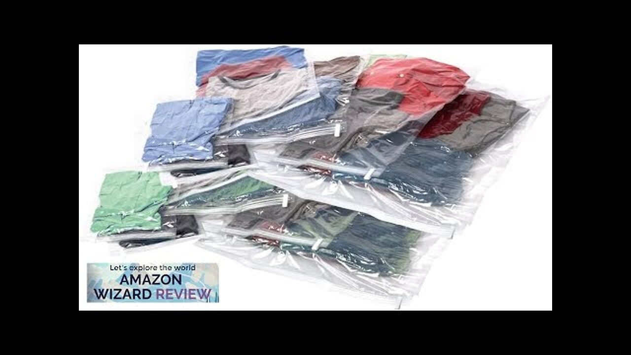 Samsonite Compression Packing Bags Plastic Clear 12-Piece Kit Review