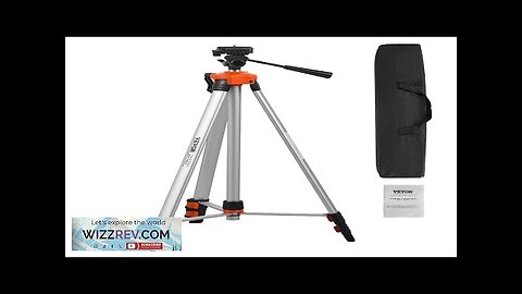 VEVOR Laser Level Tripod ¼ x 20 Thread 27.36-68.11 inch Height Adjustment Review