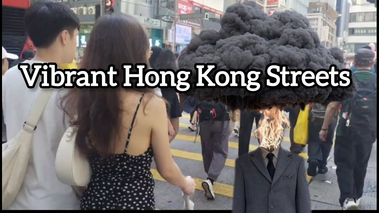 Vibrant Hong Kong Streets Capturing the City's Energy and Diversity, Through Dynamic Footage.