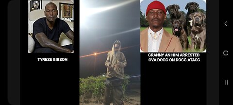 TYRESE GIBSON GOTT DOGG DRAMA LEADS TOO WARRANT ARREST OF HIM AN GRANNY DOGS GO AFTA OTHA DOG SAD💪🏾🔵