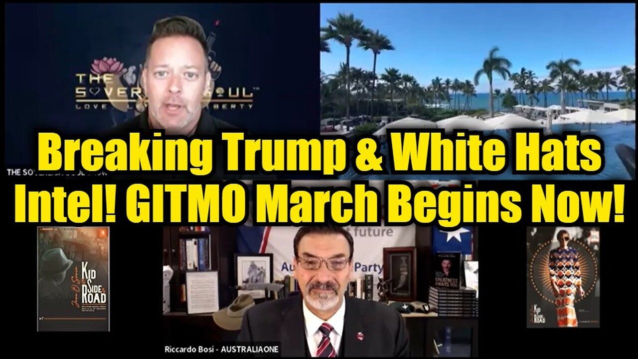 Juan O' Savin & Riccardo Bosi: Breaking Trump & White Hats Intel! GITMO March Begins Now!