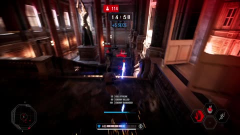 SWBF2 2017: Arcade Onslaught Obi Wan Kenobi Naboo - Throne Room Gameplay