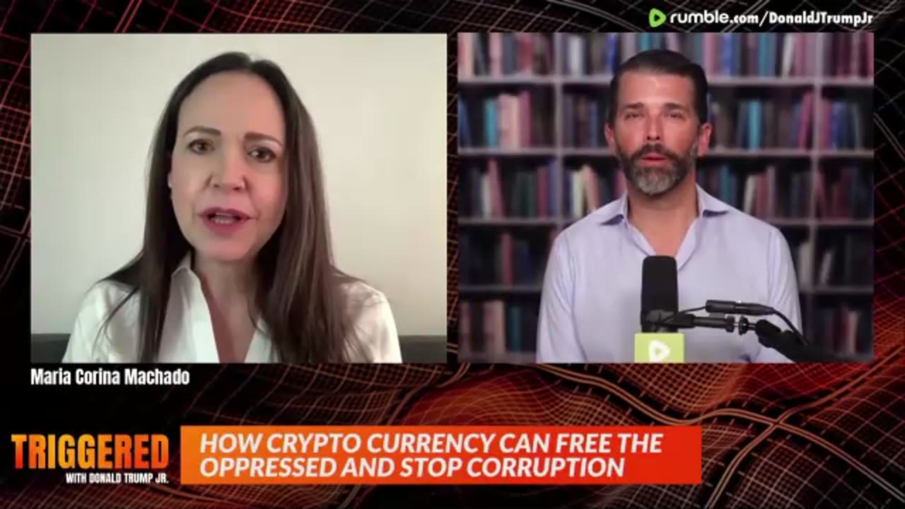 Donald Trump Jr. & Maria Corina Machado: My Father Revokes Biden-Maduro Oil License! - 2/26/25