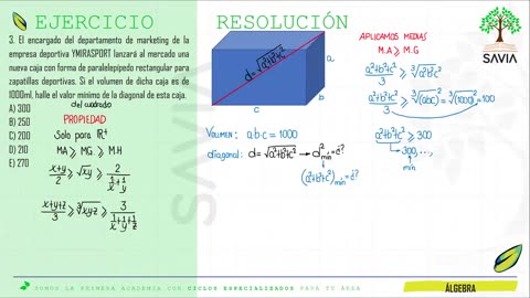 SAVIA REGULAR 2025 | Semana 09 | Algebra