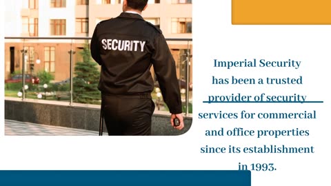 Office And Commercial Property Security Services
