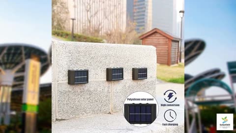 LightInTheBox 2PCS Solar Wall Light Outdoor Fence Lights