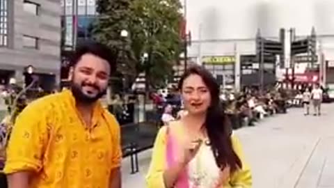 Ganesh celebration in Mel Lastman Square in Toronto.